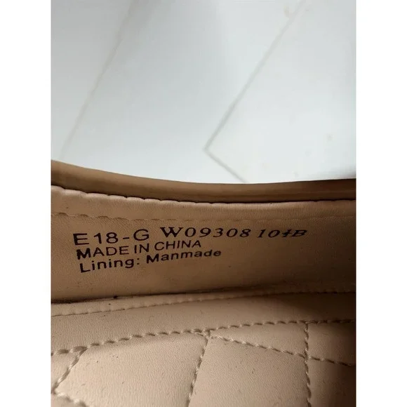 Cole Haan Grand.OS Beige Patent Leather Wedge Pumps Women's Size 10.5B - Picture 4 of 13